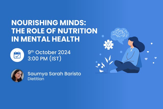 Nourishing Minds: The Role of Nutrition in Mental Health