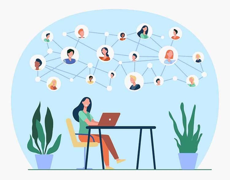Building a Positive Network in the Virtual Work World