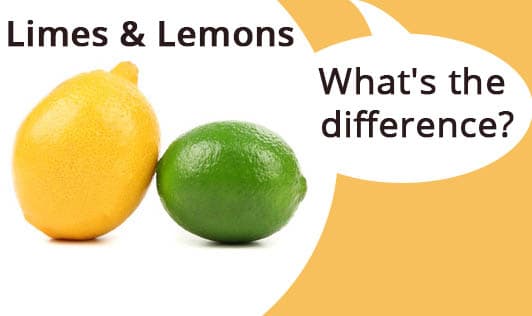 Limes and lemons - what's the difference?