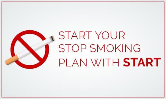 Start your stop smoking plan with START