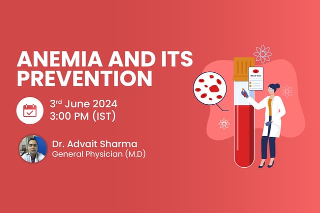 Anemia and its Prevention